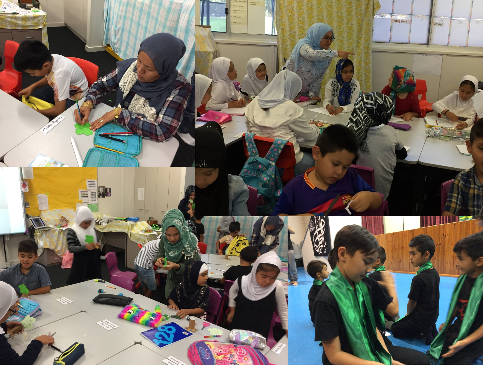 Students learning at FZIS